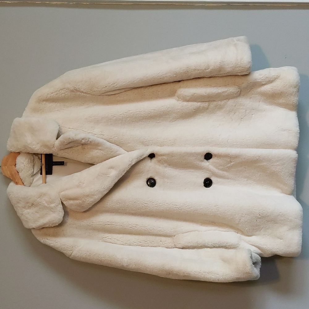 BCBG faux fur coat